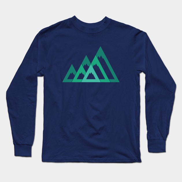 Mountains Long Sleeve T-Shirt by yanmos
